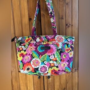 Vera Bradley Floral Quilted Shoulder Bag Va Va Bloom